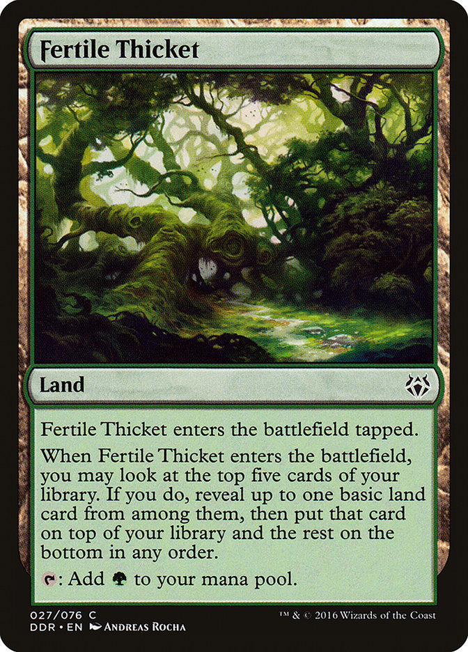 Fertile Thicket 27/76 (Duel Decks: Nissa vs. Ob Nixilis)  | Good Games Modbury