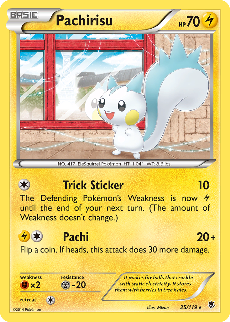 Pachirisu (25/119) [XY: Phantom Forces] | Good Games Modbury
