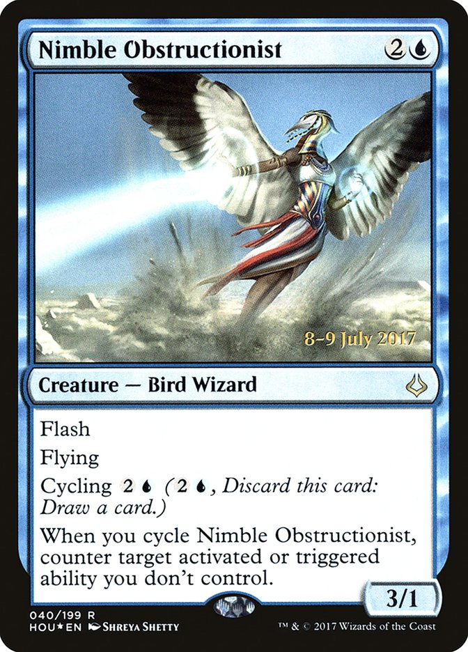 Nimble Obstructionist [Hour of Devastation Prerelease Promos] | Good Games Modbury