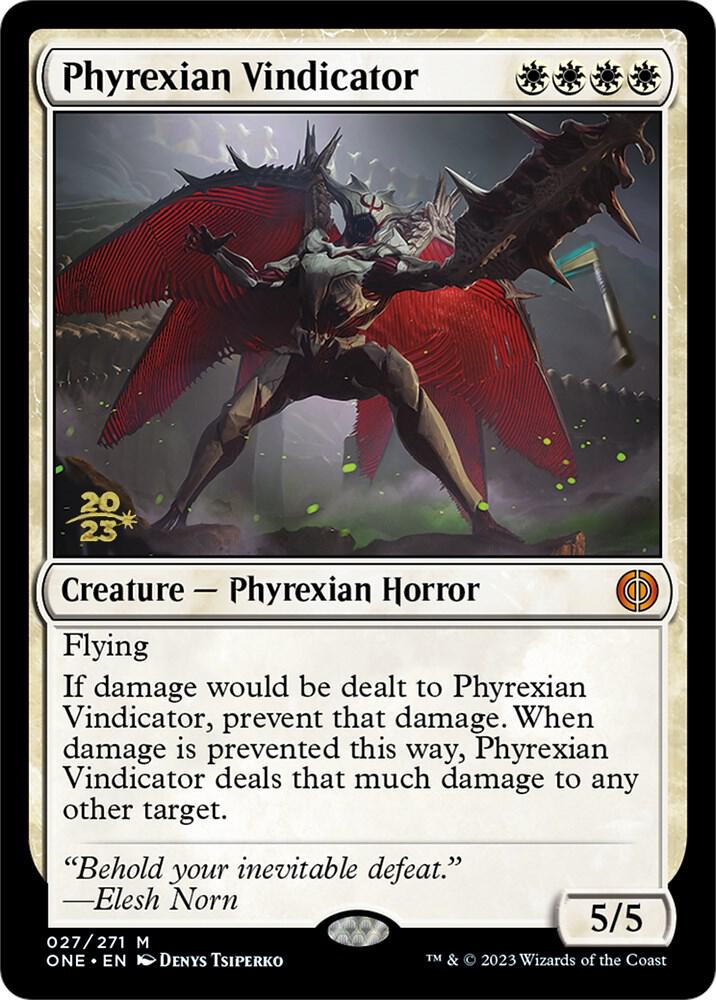 Phyrexian Vindicator 27s/160 (Prerelease Cards)  - Foil | Good Games Modbury
