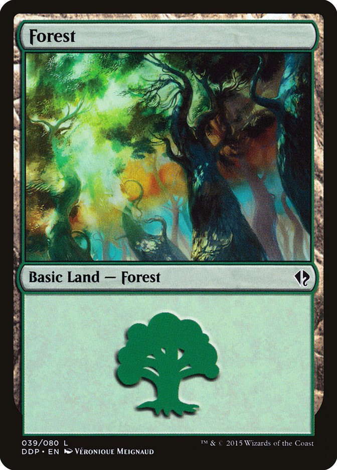 Forest (39) [Duel Decks: Zendikar vs. Eldrazi] | Good Games Modbury