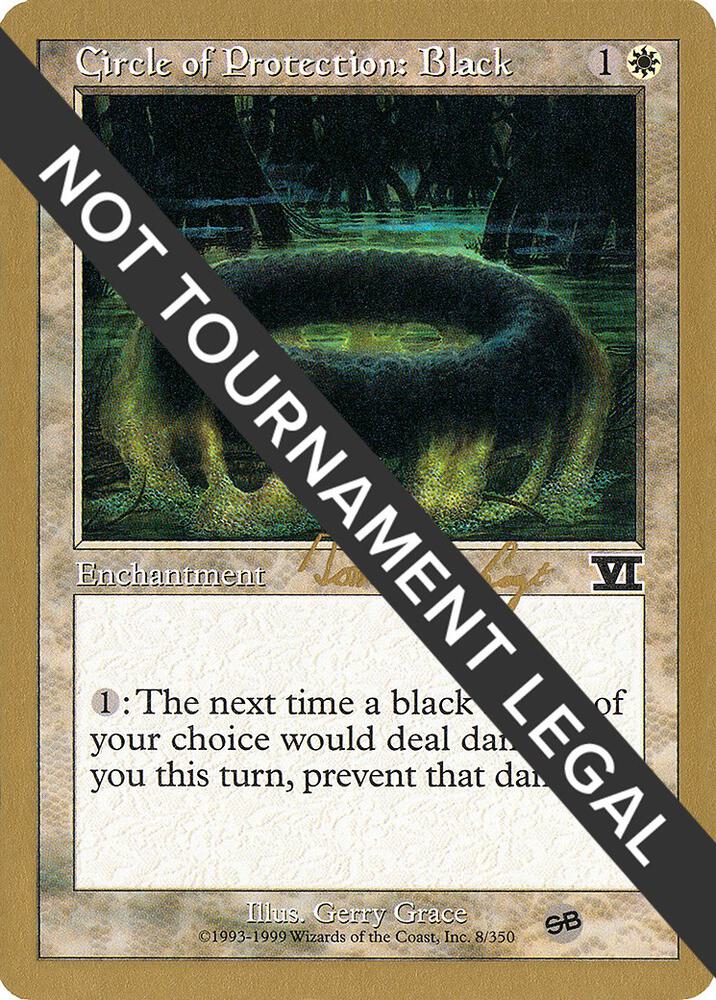 Circle of Protection Black 2000 Tom van de Logt 6ED SB tvdl8sb/117 (World Championship Decks)  | Good Games Modbury