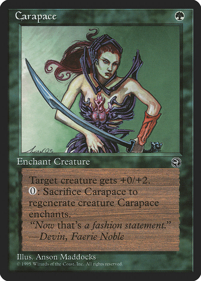 Carapace (Devin Flavor Text) [Homelands] | Good Games Modbury