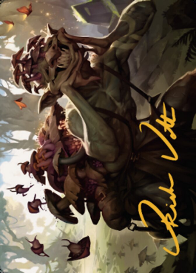 Sprouting Goblin Art Card (Gold-Stamped Signature) [Dominaria United Art Series] | Good Games Modbury