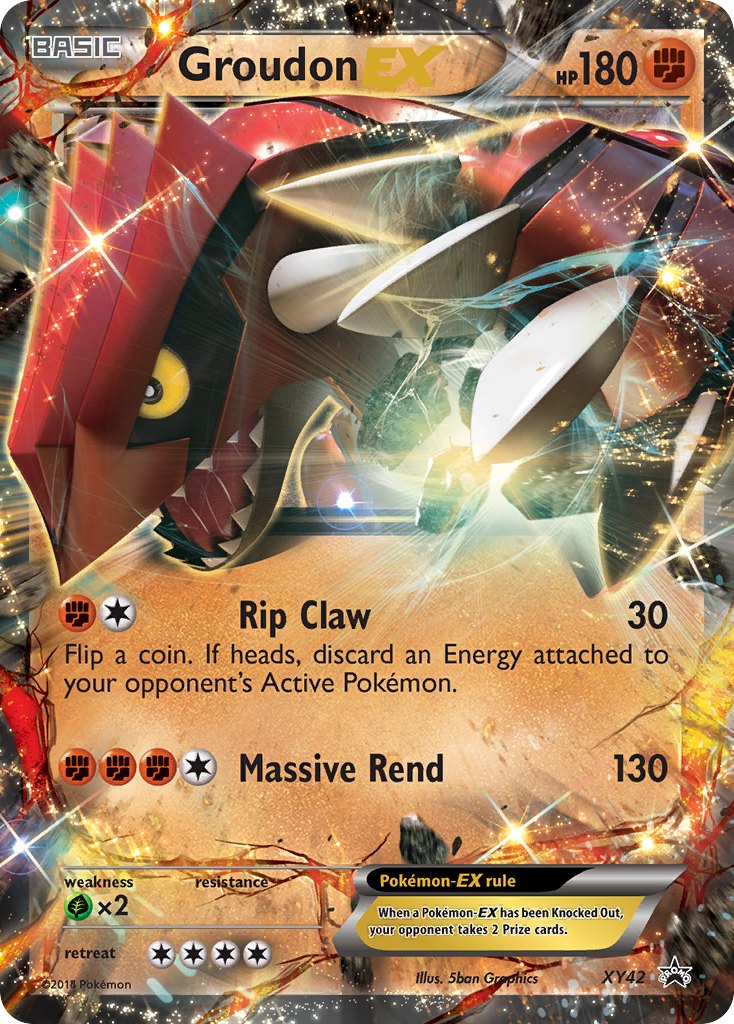 Groudon EX (XY42) [XY: Black Star Promos] | Good Games Modbury