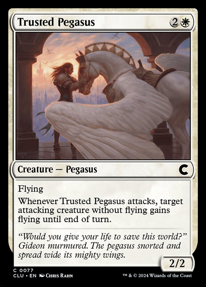 Trusted Pegasus 77/284 (Ravnica: Clue Edition)  | Good Games Modbury