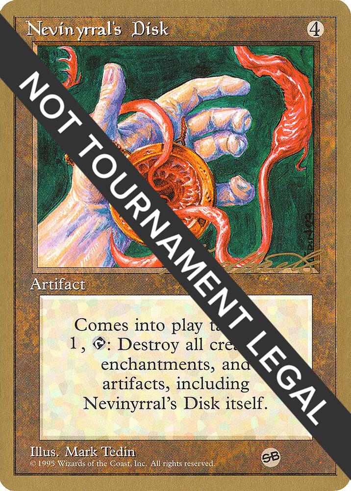 Nevinyrrals Disk 1996 Leon Lindback 4ED SB ll338sb/308 (World Championship Decks)  | Good Games Modbury