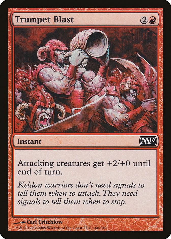 Trumpet Blast 160/249 (Magic 2010 (M10))  - Foil | Good Games Modbury