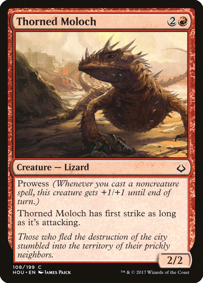 Thorned Moloch 108/199 (Hour of Devastation)  - Foil | Good Games Modbury