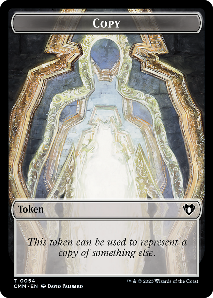 Copy (54) // Angel Double-Sided Token [Commander Masters Tokens] | Good Games Modbury