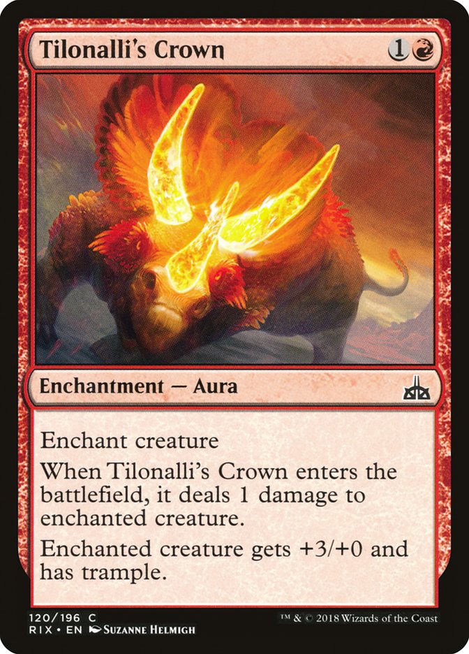 Tilonalli's Crown 120/196 (Rivals of Ixalan)  - Foil | Good Games Modbury
