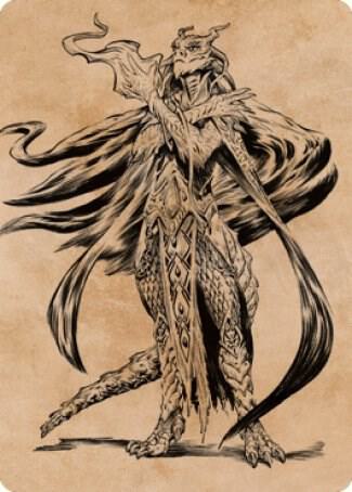 Lozhan Dragons Legacy Art Card 69 (Art Series: Commander Legends: Battle for Baldur's Gate)  | Good Games Modbury