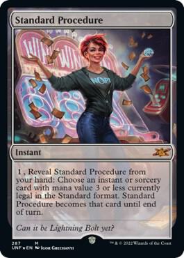 Standard Procedure Galaxy Foil 287/244 (Unfinity)  - Foil | Good Games Modbury