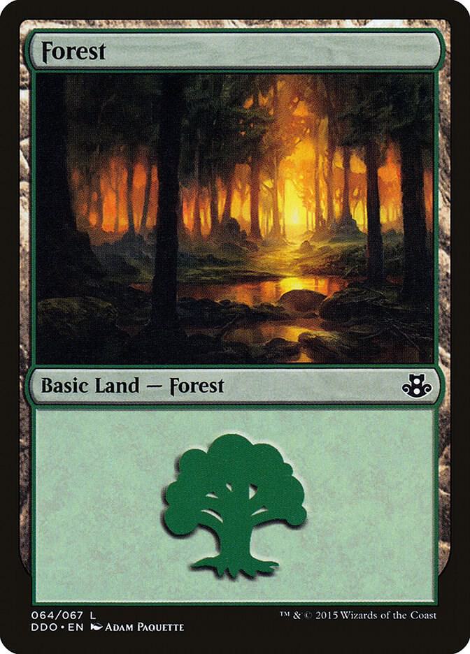 Forest 064 64/67 (Duel Decks: Elspeth vs. Kiora)  | Good Games Modbury