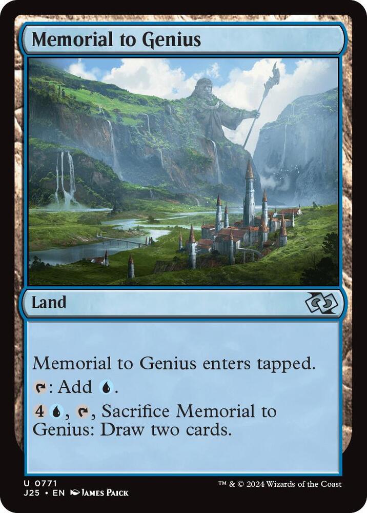 Memorial to Genius 771/779 (Foundations Jumpstart)  | Good Games Modbury