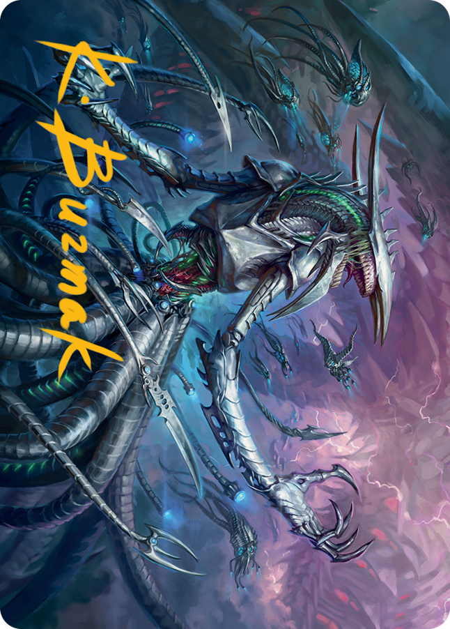 Jin-Gitaxias Art Card (Gold-Stamped Signature) [March of the Machine Art Series] | Good Games Modbury