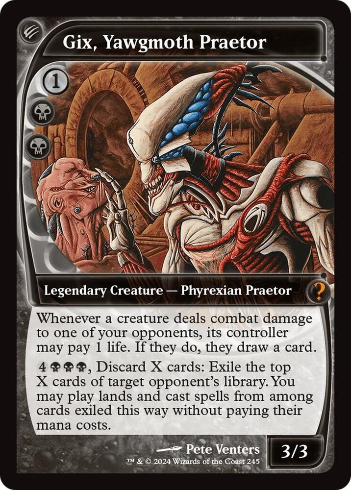 Gix, Yawgmoth Praetor 245/390 (Mystery Booster 2)  - Future Sight Foil | Good Games Modbury