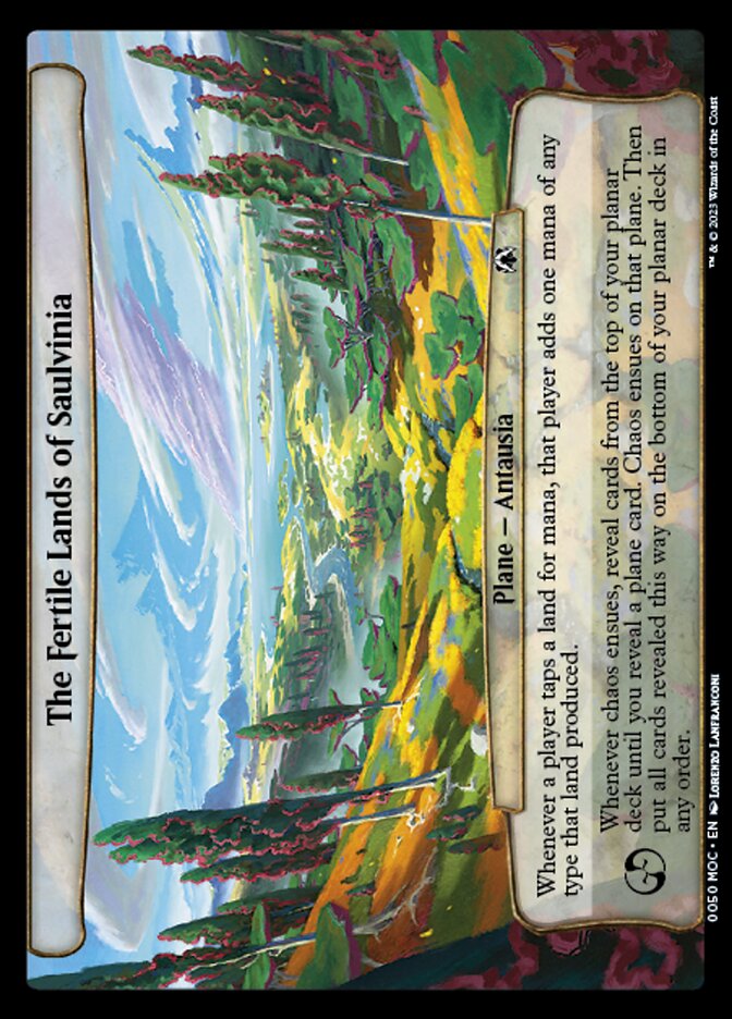 The Fertile Lands of Saulvinia 50/79 (Planechase: March of the Machine)  | Good Games Modbury
