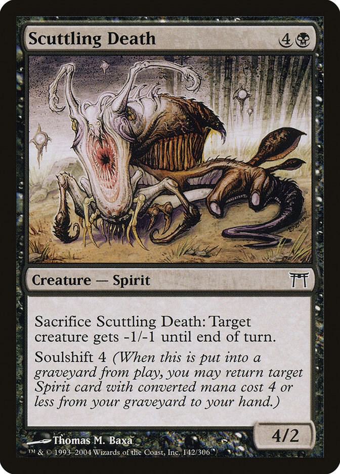 Scuttling Death 142/306 (Champions of Kamigawa)  - Foil | Good Games Modbury