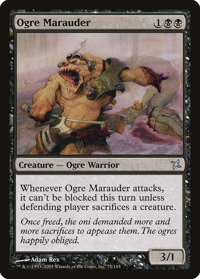Ogre Marauder 75/165 (Betrayers of Kamigawa)  - Foil | Good Games Modbury