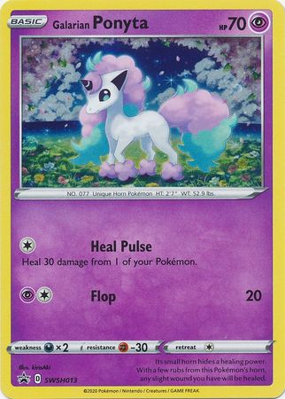 Galarian Ponyta (SWSH013) [Sword & Shield: Black Star Promos] | Good Games Modbury