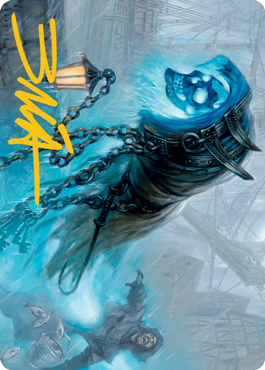 Nebelgast Intruder Art Card (Gold-Stamped Signature) [Innistrad: Midnight Hunt Art Series] | Good Games Modbury