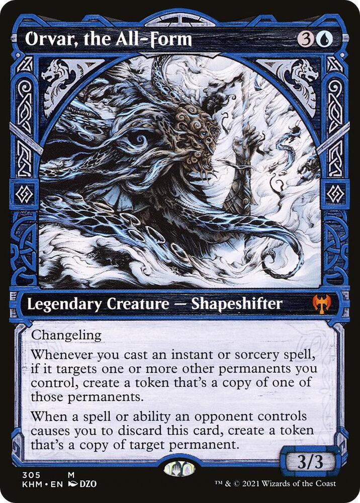 Orvar, the All-Form 305 (Kaldheim)  - Showcase Foil | Good Games Modbury