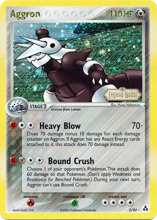 Aggron (2/92) (Stamped) [EX: Legend Maker] | Good Games Modbury