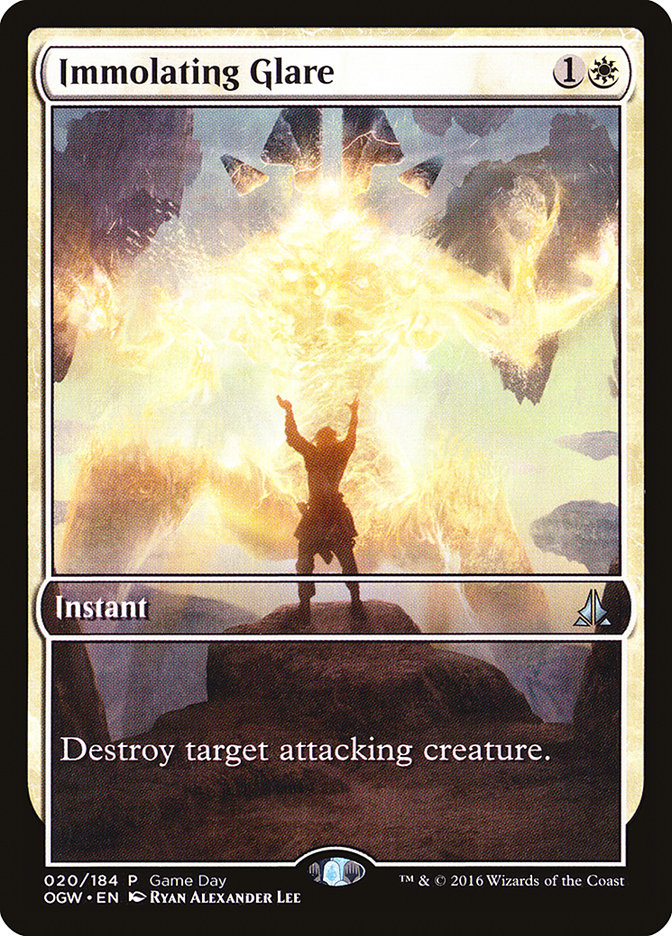 Immolating Glare (Game Day) (Extended Art) [Oath of the Gatewatch Promos] | Good Games Modbury