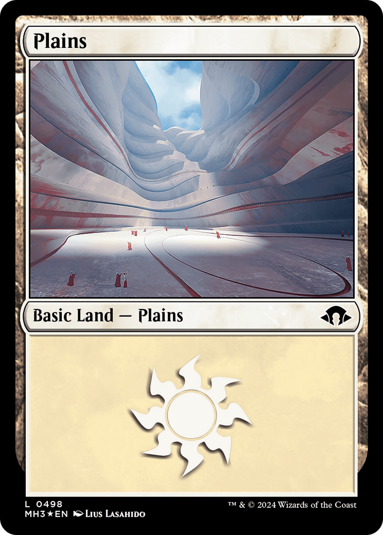 Plains (0498) (Ripple Foil) [Modern Horizons 3] | Good Games Modbury