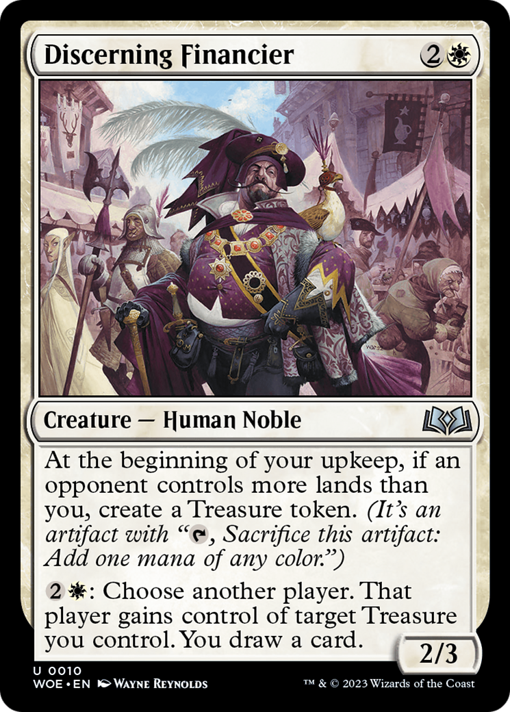 Discerning Financier [Wilds of Eldraine] | Good Games Modbury