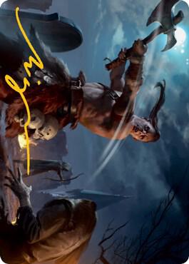 Critical Hit Art Card Gold Stamped Signature 38 (Art Series: Adventures in the Forgotten Realms)  | Good Games Modbury