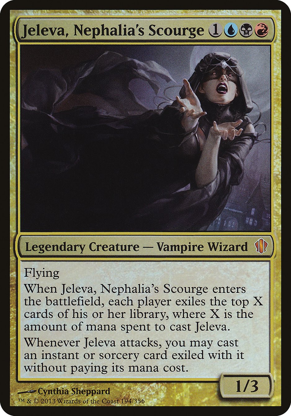 Jeleva, Nephalia's Scourge (Oversized) [Commander 2013 Oversized] | Good Games Modbury