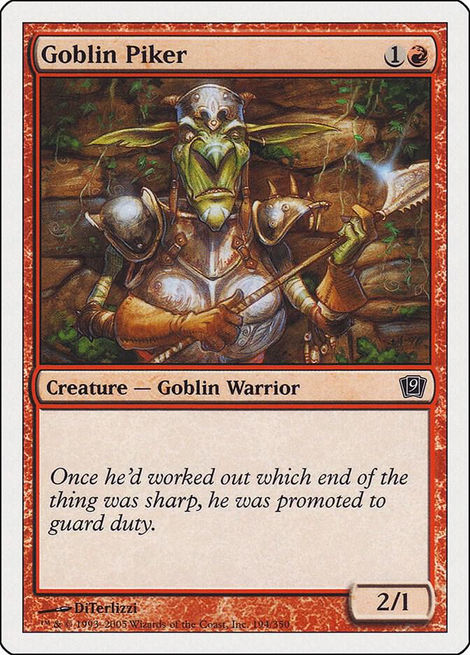 Goblin Piker 194/350 (9th Edition)  | Good Games Modbury