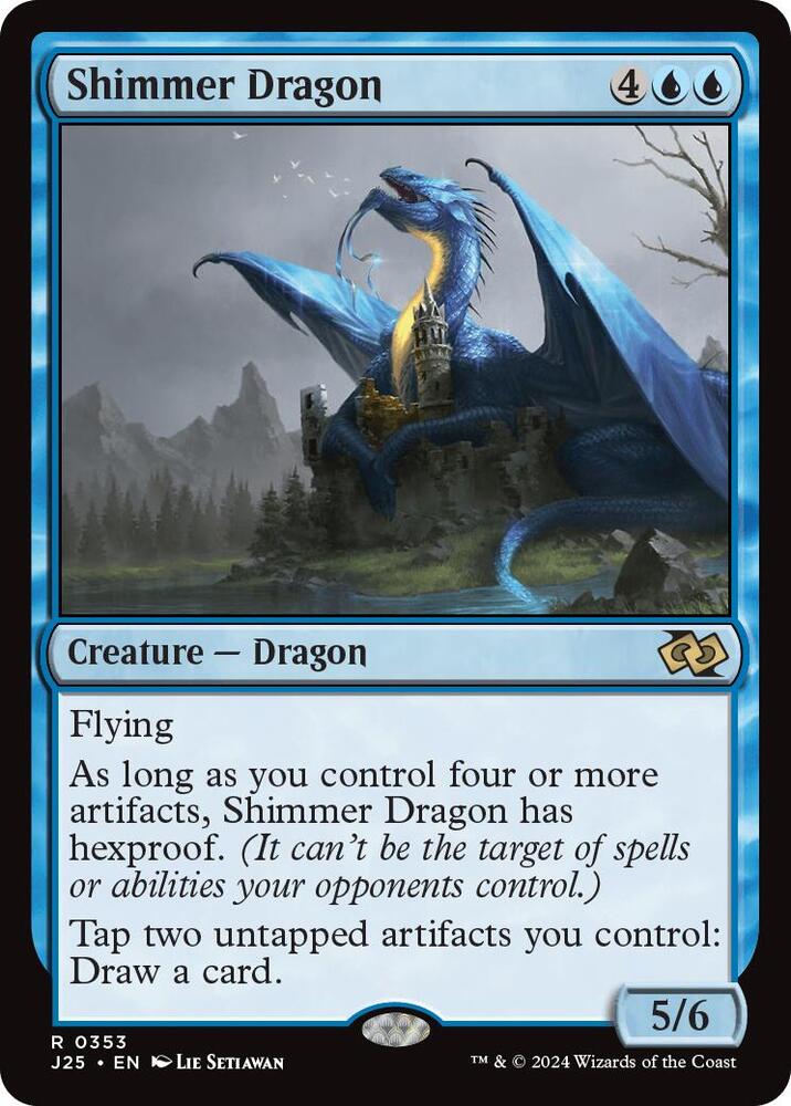 Shimmer Dragon 353/779 (Foundations Jumpstart)  | Good Games Modbury