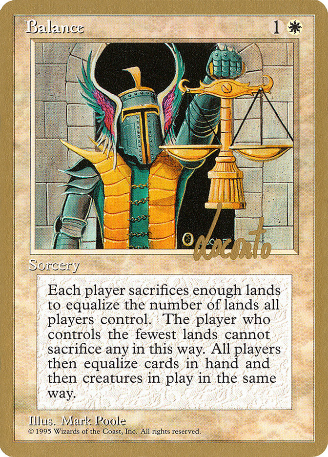 Balance (Michael Loconto) [Pro Tour Collector Set] | Good Games Modbury
