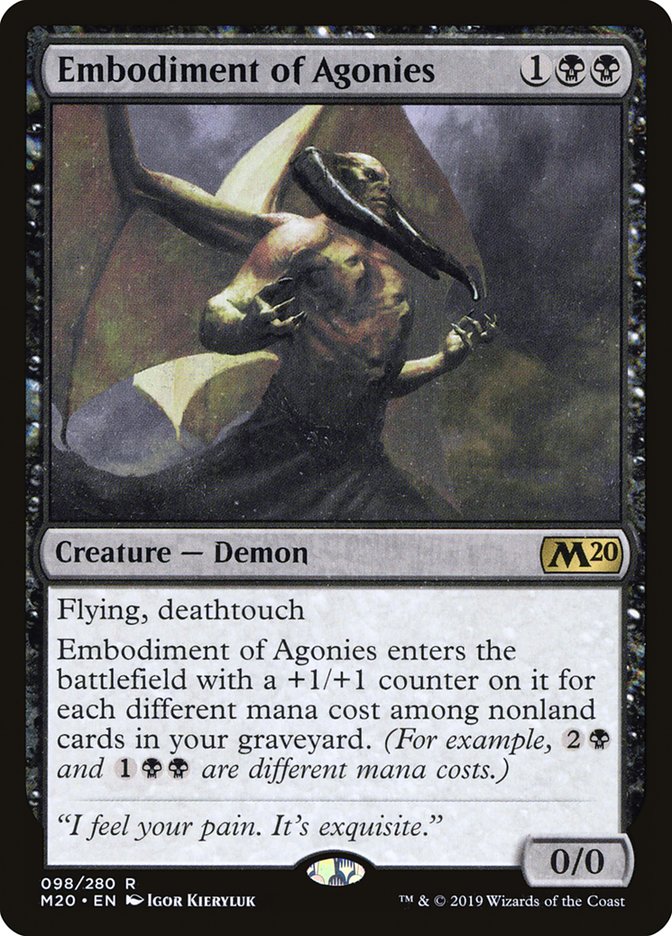 Embodiment of Agonies 98/280 (Core Set 2020)  | Good Games Modbury