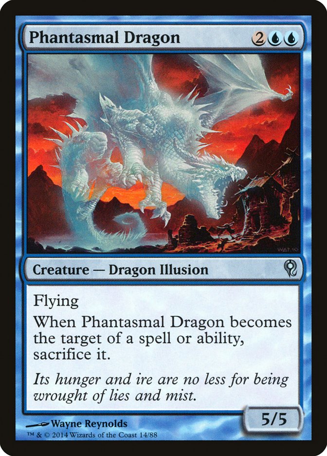 Phantasmal Dragon [Duel Decks: Jace vs. Vraska] | Good Games Modbury
