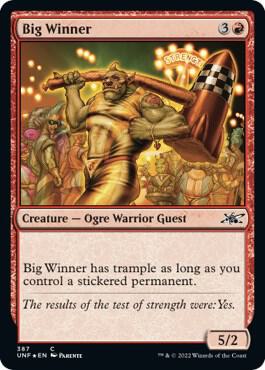 Big Winner Galaxy Foil 387/244 (Unfinity)  - Foil | Good Games Modbury