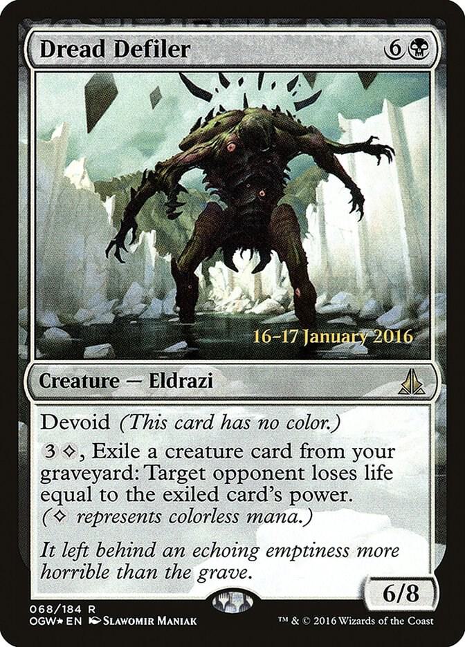 Dread Defiler 68s/65 (Prerelease Cards)  - Foil | Good Games Modbury