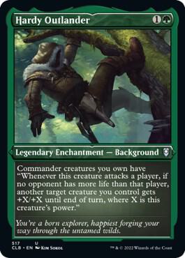Hardy Outlander 517 (Commander Legends: Battle for Baldur's Gate)  - Etched Foil | Good Games Modbury