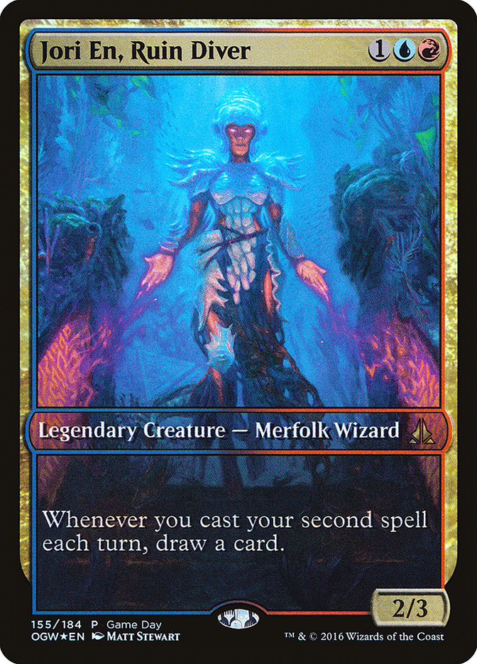 Jori En, Ruin Diver (Game Day) (Extended Art) [Oath of the Gatewatch Promos] | Good Games Modbury