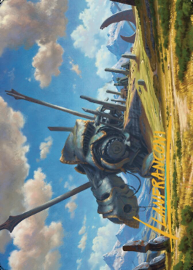 Plains Art Card 1 (Gold-Stamped Signature) [Dominaria United Art Series] | Good Games Modbury