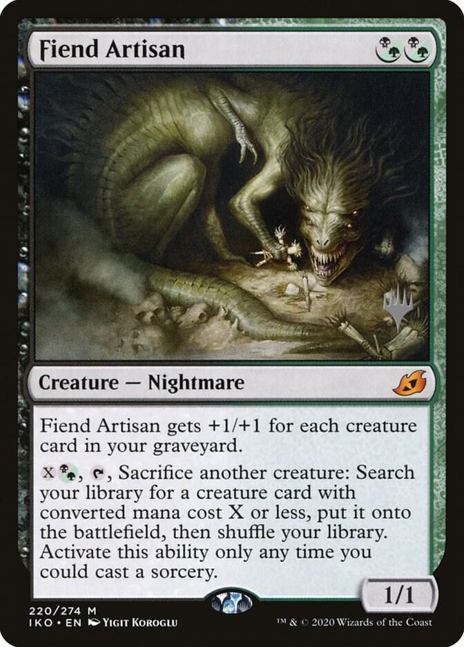 Fiend Artisan 220p/137 (Promo Pack: Ikoria)  - Foil | Good Games Modbury