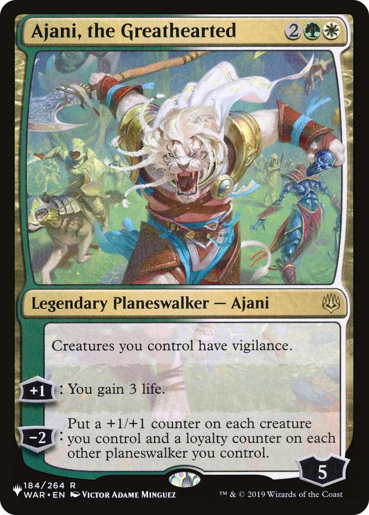 Ajani, the Greathearted [The List Reprints] | Good Games Modbury