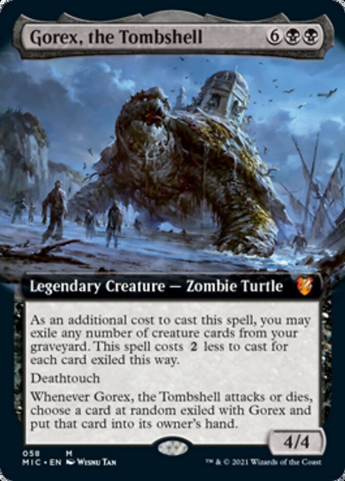 Gorex, the Tombshell (Extended Art) [Innistrad: Midnight Hunt Commander] | Good Games Modbury