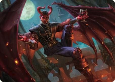 Raphael Fiendish Savior Art Card 40 81 40 (Art Series: Commander Legends: Battle for Baldur's Gate)  | Good Games Modbury