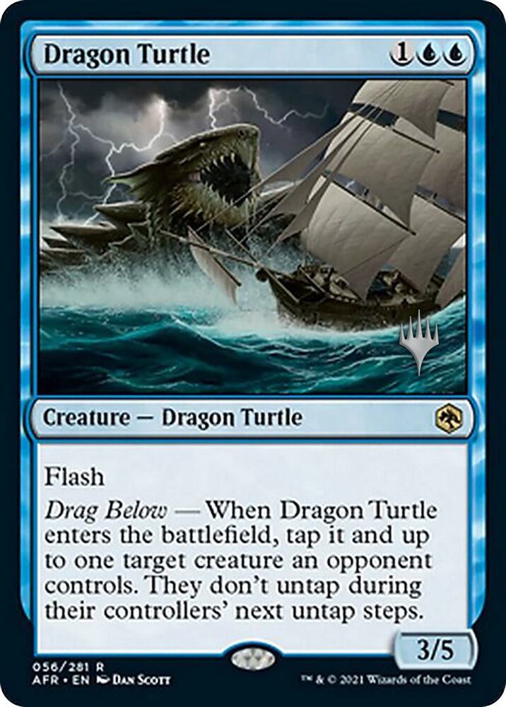 Dragon Turtle 56p/241 (Promo Pack: Adventures in the Forgotten Realms)  - Foil | Good Games Modbury