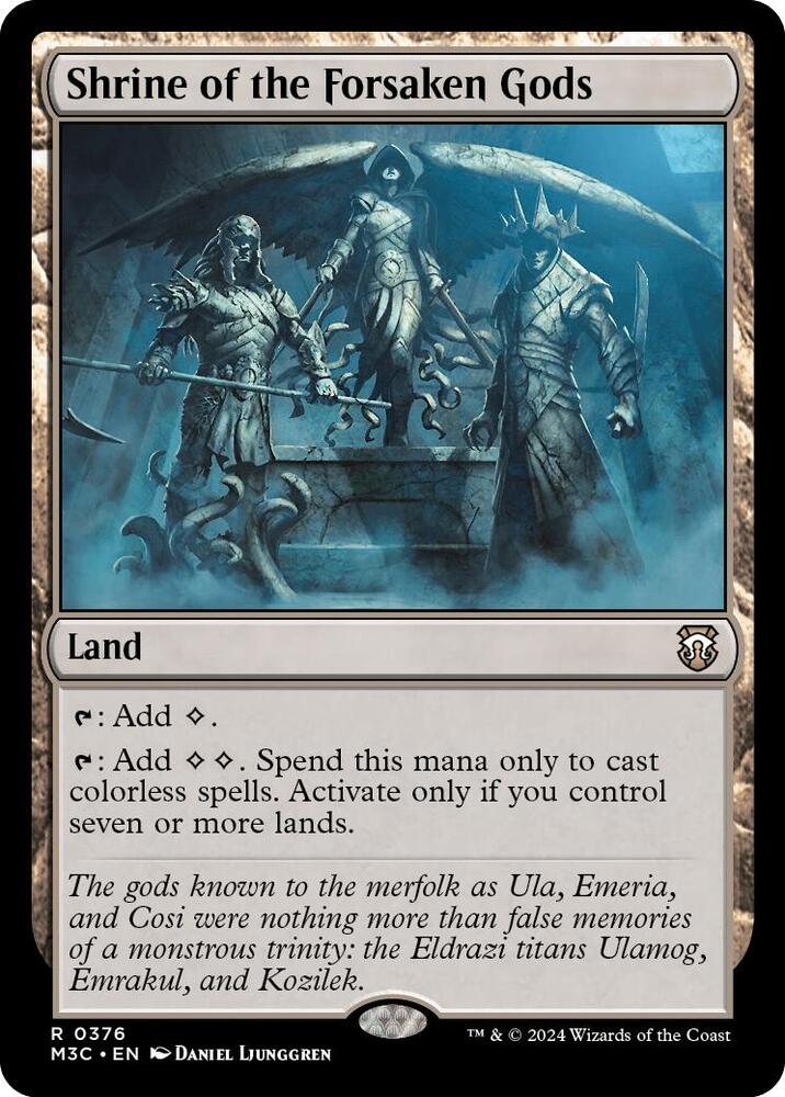 Shrine of the Forsaken Gods 376/411 (Commander: Modern Horizons 3)  - Ripple Foil | Good Games Modbury