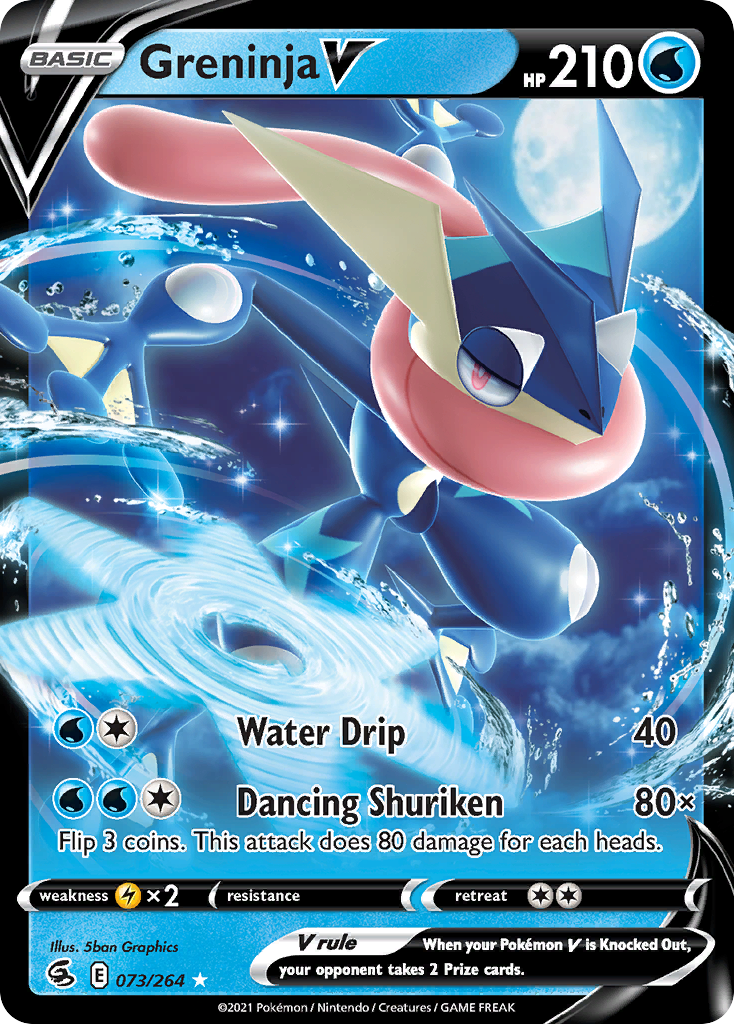 Greninja V (073/264) (Intro Deck) [Sword & Shield: Fusion Strike] | Good Games Modbury